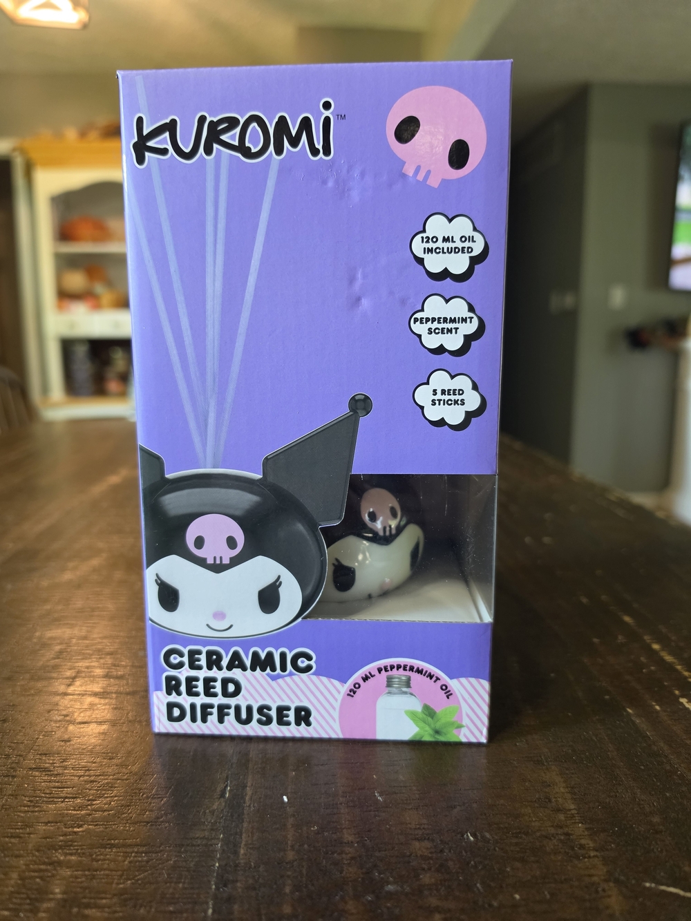 Hello Kitty Kuromi Purple Ceramic Reed Diffuser